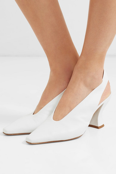 Bottega Veneta White Pumps