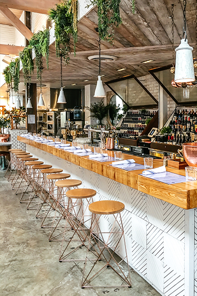 The Butcher's Daughter LA Bar Interior