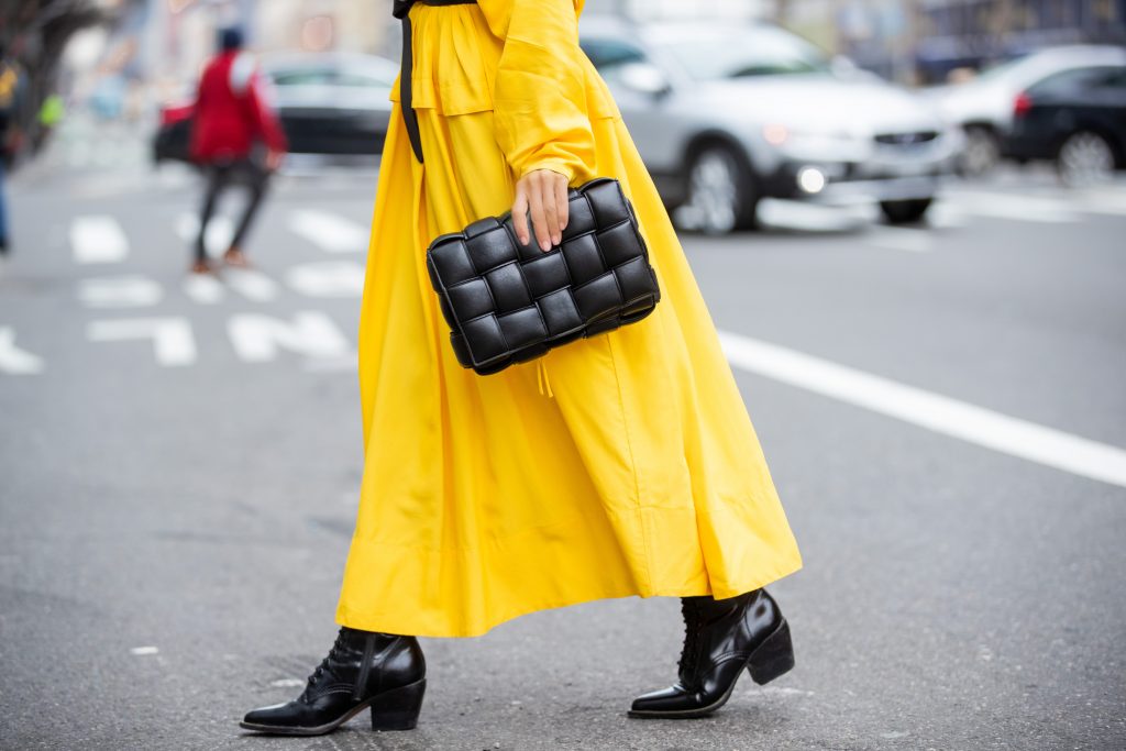 Victoria Barbara at NYFW 2020 in Yellow