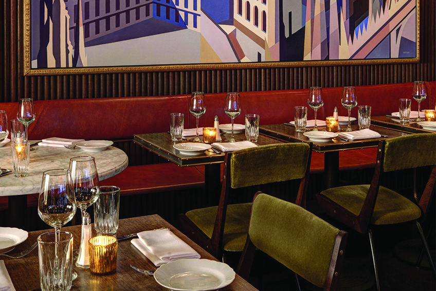 Sant Ambroeus Restaurant NYC Dining Tables