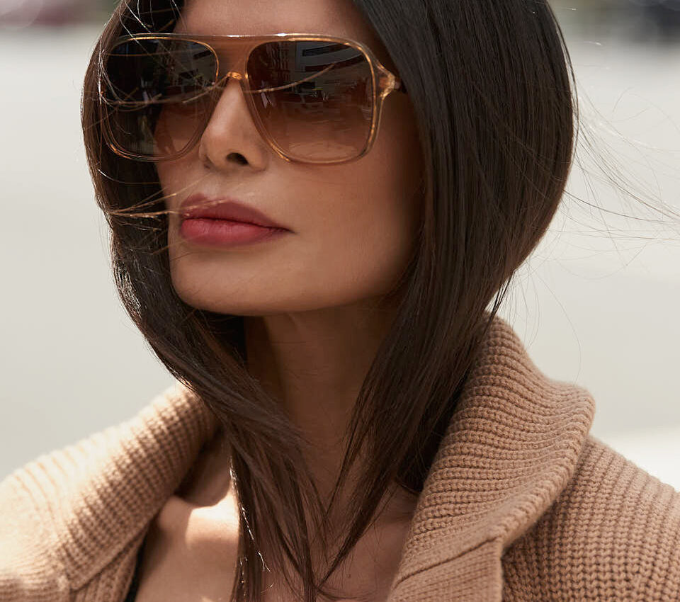 Victoria Barbara street style wearing Tom Ford at the New York Fashion Week 2021 Tom Ford SS22 fashion show