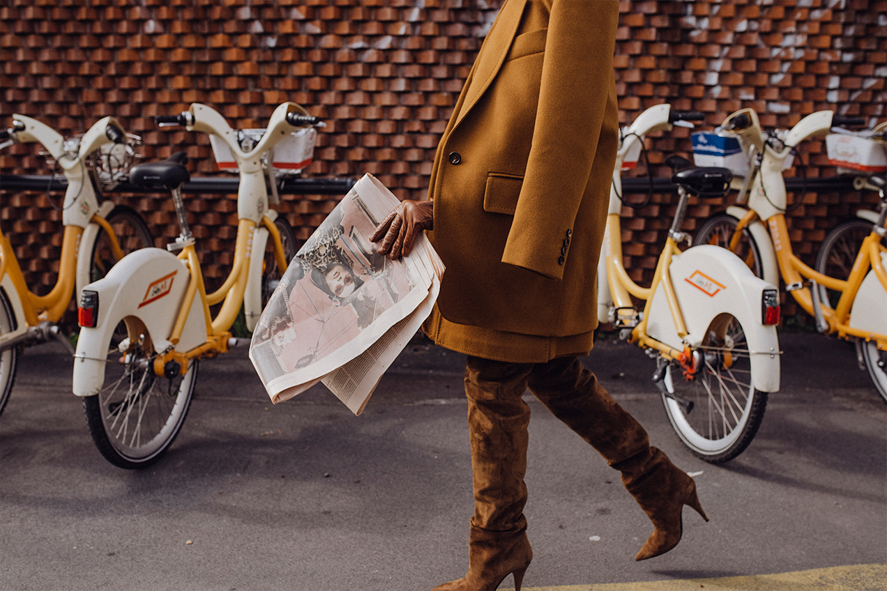 Victoria Barbara in Max Mara street style in NYC