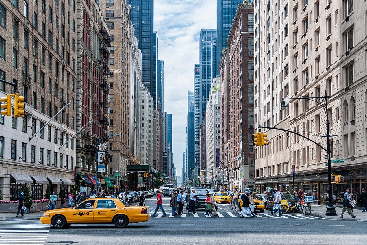 NYC Street View Yellow Taxi Cab