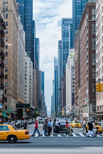 NYC Street View Yellow Taxi Cab