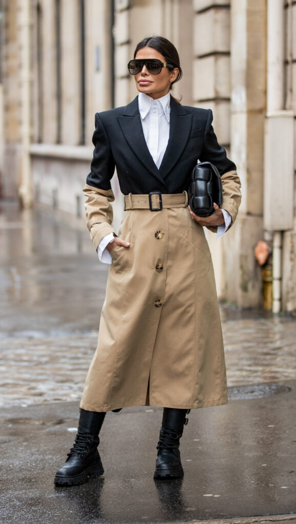 Victoria Barbara in Givenchy look at Paris Fashion Week