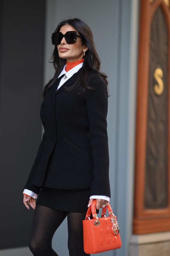 Victoria Barbara street style at Dior show Paris Fashion Week