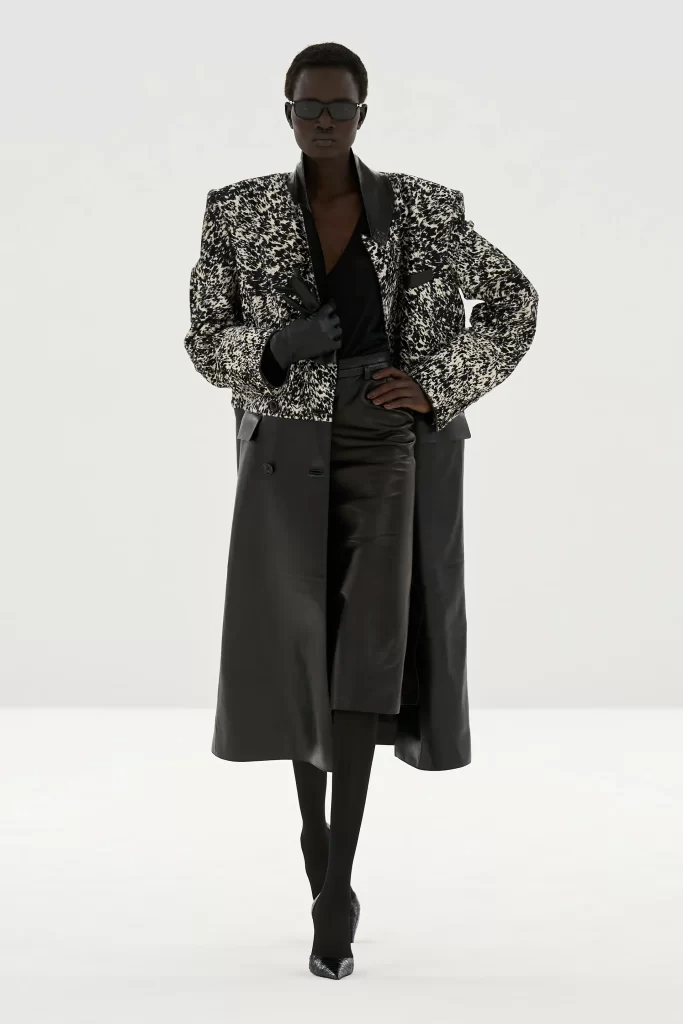 Sharp tailoring meets modern authority — a defining expression of controlled power at Tom Ford Fall Winter 2026 runway show