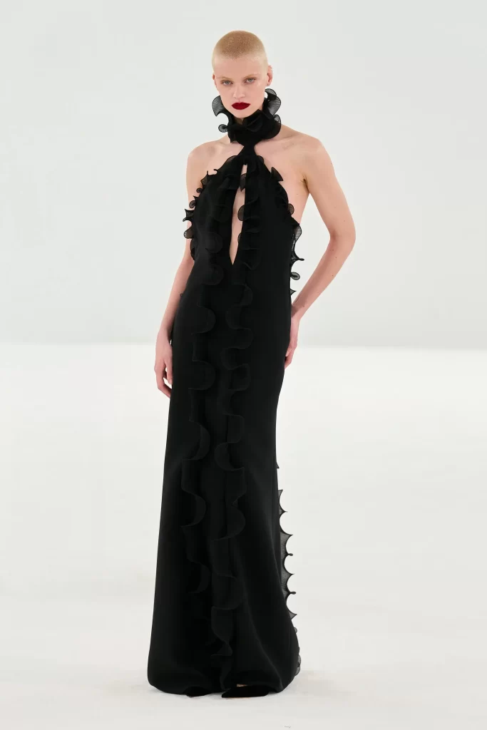 An understated sensuality, where delicate movement is framed by strong lines at Tom Ford Fall Winter 2026 runway show