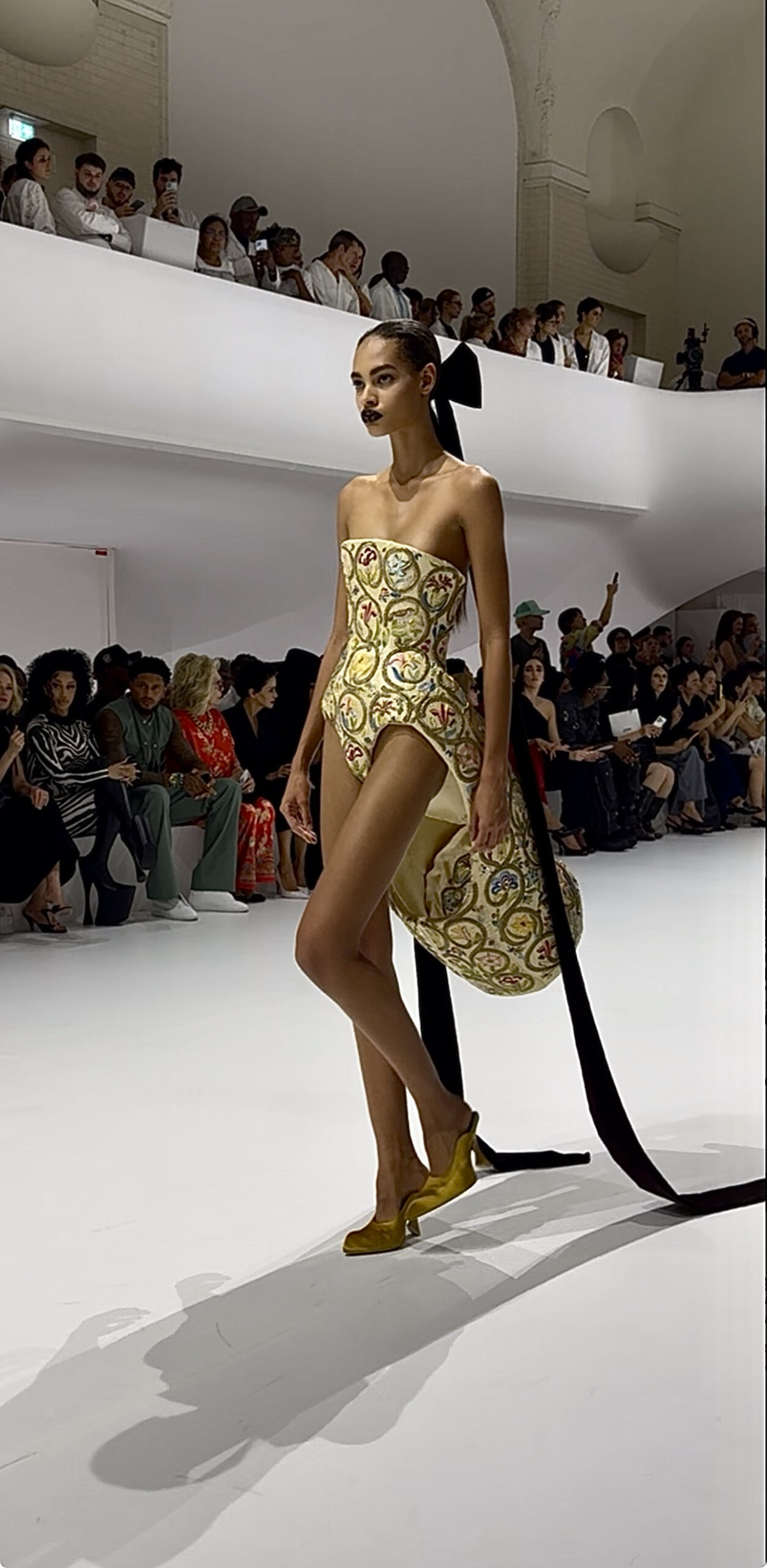 Embroidered couture design from the Jean Paul Gaultier Fall/Winter 2026–2027 Haute Couture runway collection